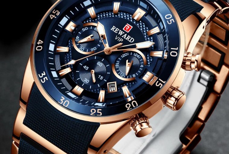 REWARD Brand Mens Watches Luxury Quartz Blue Watch Full Steel Men Chronograph Waterproof Business Wrist Watch Relogio Masculino|Quartz Watches| - AliExpress